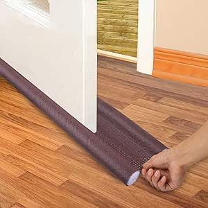 Heavy-Duty PVC Door Draft Stopper - Weatherproof Under Door Seal